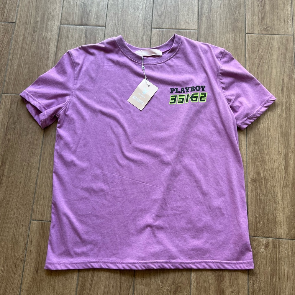 PLAYBOY purple tee